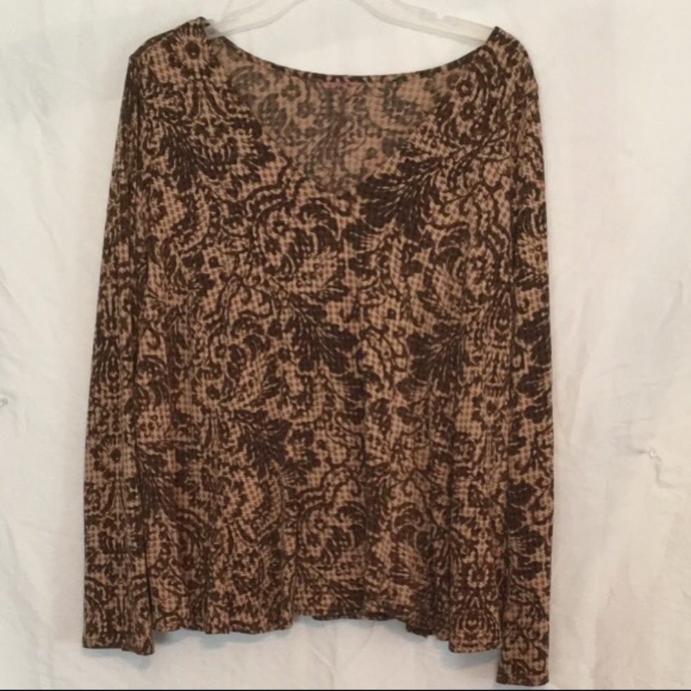 Flowing Brown Blouse